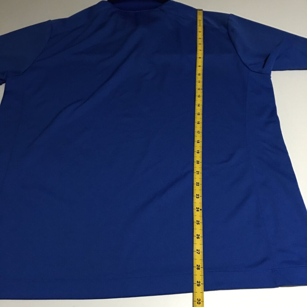 Nike Golf Polo Shirt Size XL Dri Fit Mens Blue Embroidered - Picture 11 of 11